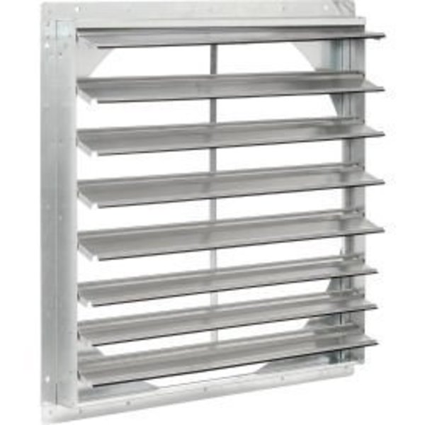 Air Conditioning Products Co Global Industrial„¢ Shutter For 30" Exhaust Fan, 33-1/8"W x 33"H 245717